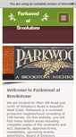 Mobile Screenshot of parkwoodhoa.org